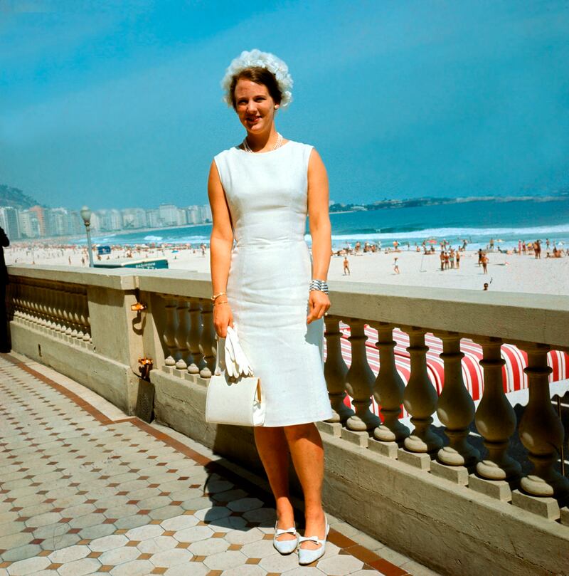 Princess Margrethe in Rio de Janeiro in 1966. EPA