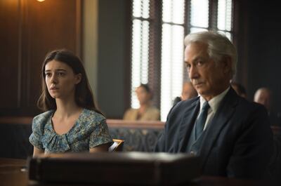Daisy Edgar-Jones and David Strathairn in 'Where the Crawdads Sing'. Photo: Sony Pictures