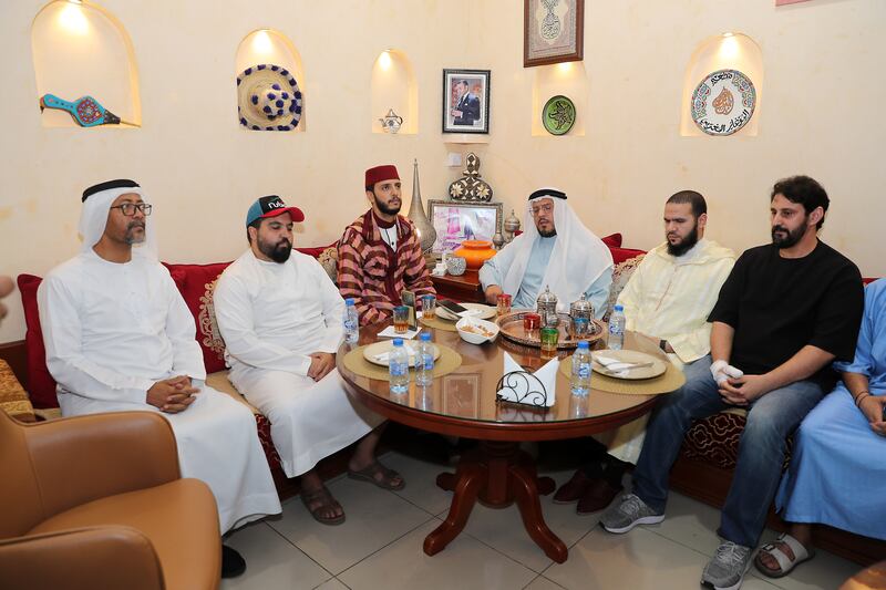Moroccan imams from Dubai and Ajman were at the restaurant reciting passages from the Quran and offering prayers for those affected by the disaster