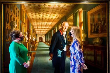 'Prince Philip: A Celebration' exhibition has opened at Windsor Castle, Berkshire, EPA