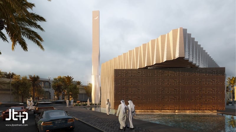 The design for the first 3D-printed mosque in the world, coming to in Dubai. Photo: Islamic Affairs and Charitable Activates Department