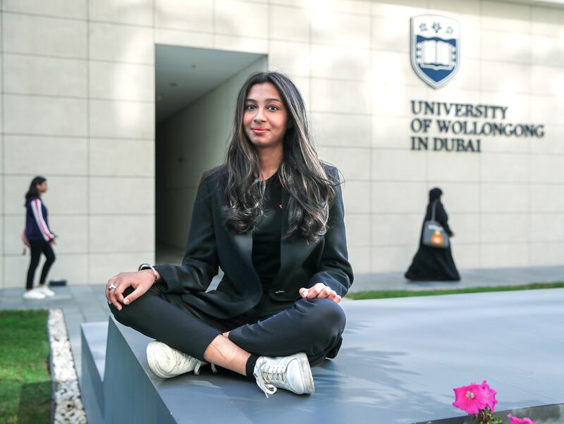 Madeeha Hussain says she wants to learn how to invest in Dubai’s initial public offering market. Victor Besa / The National