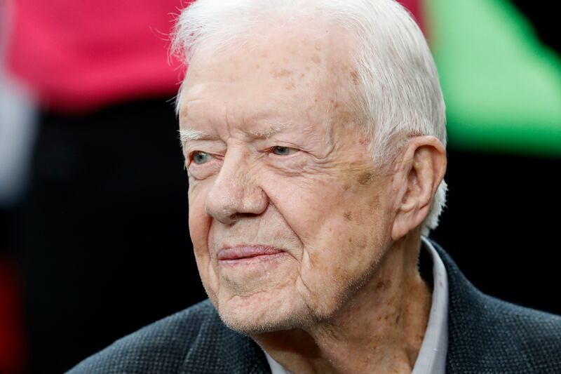 Former US president Jimmy Carter, pictured in 2016. AP