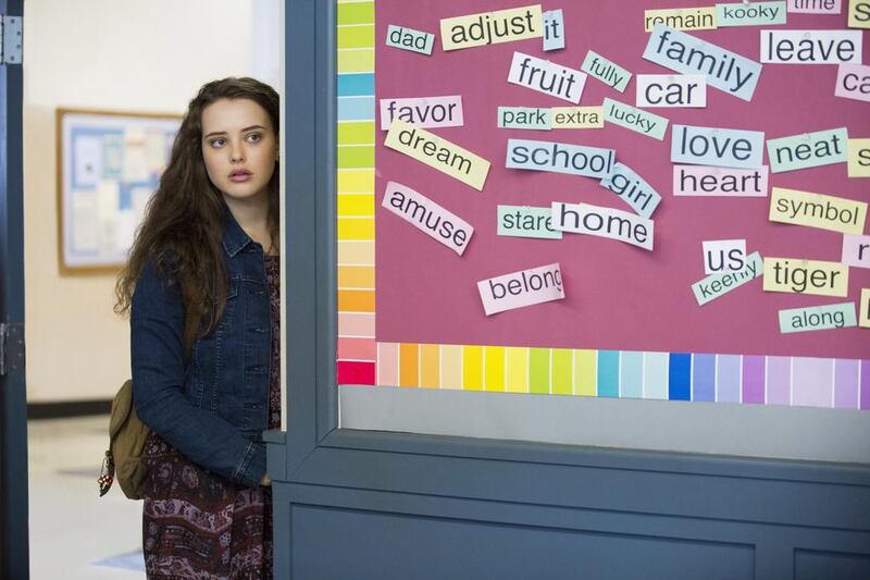 Actress Katherine Langford in 13 Reasons Why, a drama about a teenager who commits suicide. AP Photo