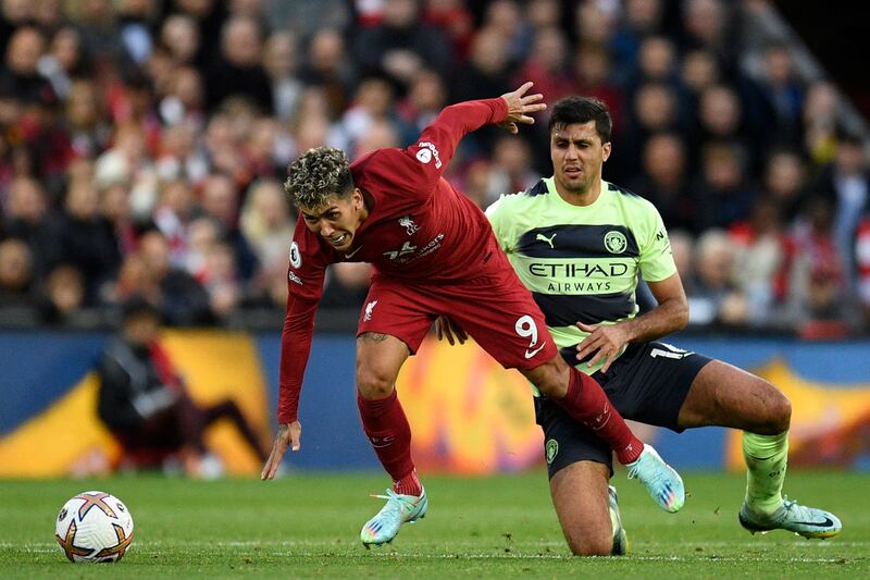 Rodri – 5. The Spaniard was unable to take control in the midfield. He started poorly but improved as the game went on. AFP