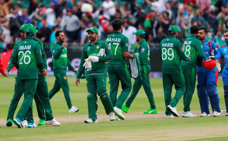 Cricket - ICC Cricket World Cup Warm-Up Match - Pakistan v Afghanistan - County Ground, Bristol, Britain - May 24, 2019   Pakistan's Sarfraz Ahmed looks dejected after losing the match   Action Images via Reuters/Andrew Couldridge
