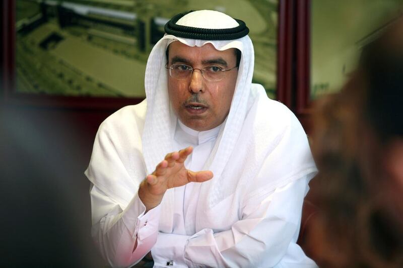 Khalid bin Kalban, chief executive of Dubai Investments. The Dubai-listed company on Sunday reported Dh123.8m first-quarter net profit. Randi Sokoloff / The National