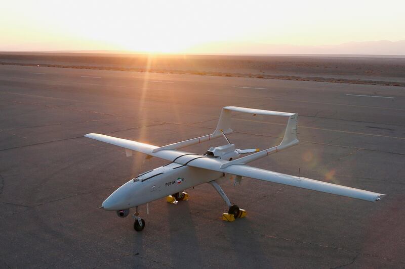 A drone at sunset. Reuters