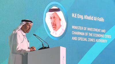 Khalid Al-Falih, Minister of Investment and chairman of the Economic Cities and Special Zones Authority