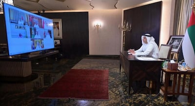 GCC ministers met via video link. Wam