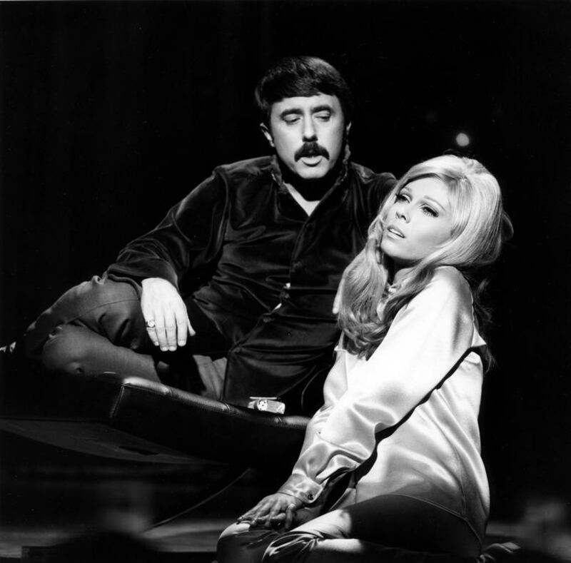 Lee Hazlewood and Nancy Sinatra on The Hollywood Palace TV series in 1968. ABC Photo Archives / ABC via Getty Images