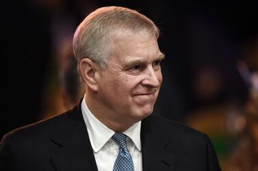 Prince Andrew stepped back from royal duties last year. AFP