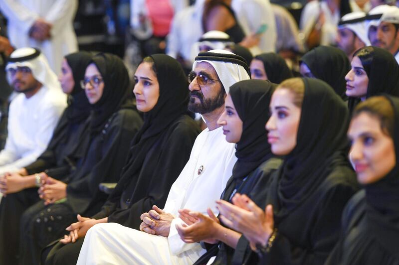 Sheikh Mohammed bin Rashid Al Maktoum, Vice President, Prime Minister and Ruler of Dubai, attended part of the "Achieve the Unimaginable" motivational event at the Coca-Cola Arena in Dubai, which attracted more than 10,000 attendees from 46 countries. Wam