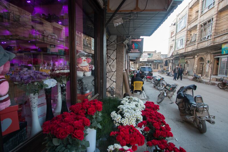 A gift shop in Idlib.