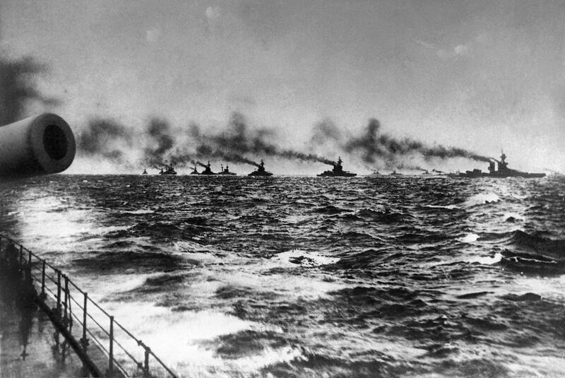 The British Grand Fleet under admiral John Jellicoe are on their way to meet the Imperial German Navy's fleet for the Battle of Jutland in the North Sea.