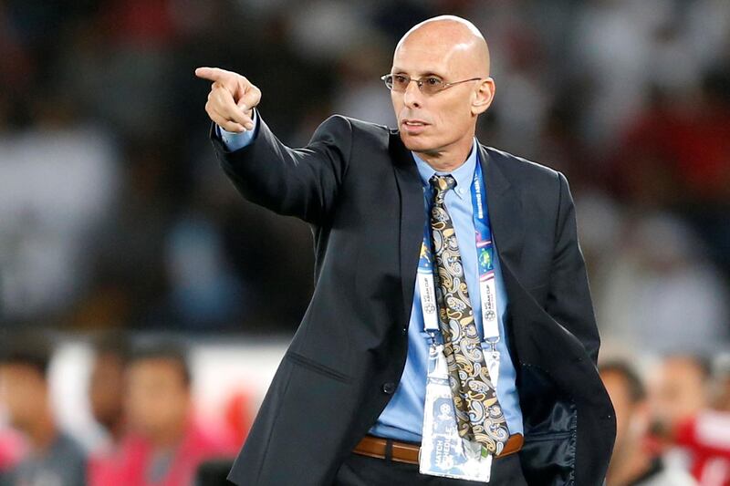 Soccer Football - AFC Asian Cup - India v United Arab Emirates - Group A - Zayed Sports City Stadium, Abu Dhabi, United Arab Emirates - January 10, 2019  India coach Stephen Constantine  REUTERS/Satish Kumar