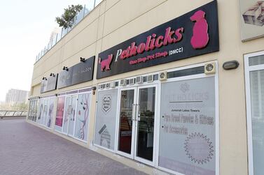 Petholicks in Jumeirah Lake Towers, Dubai is no longer allowed to sell animals. Pawan Singh / The National