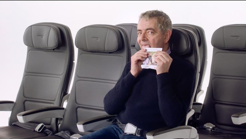 Rowan Atkinson. Courtesy British Airways