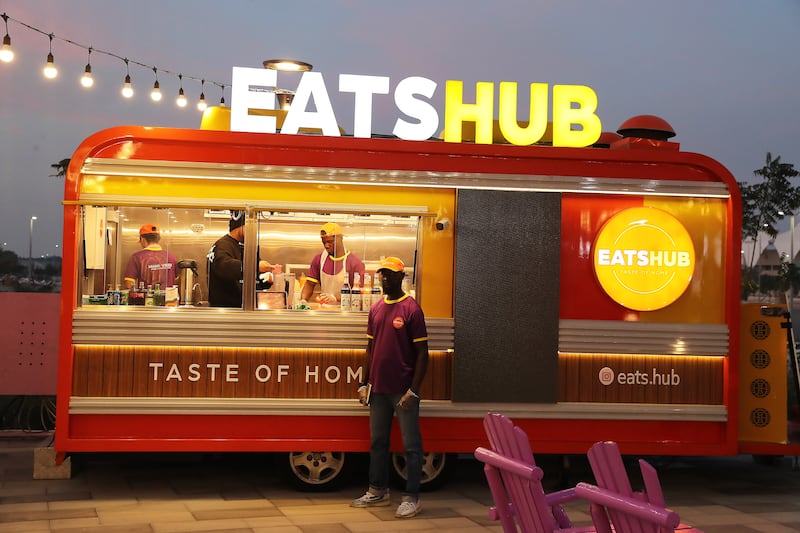 The Eats Hub food truck at Miami Vibes 