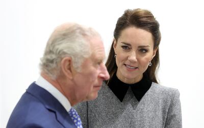King Charles and the Princess of Wales are both receiving treatment. AFP