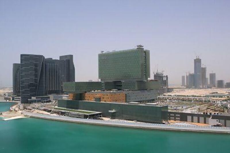 The UAE issued a decree in February to create the free zone on Al Maryah Island, above. Ravindranath K / The National
