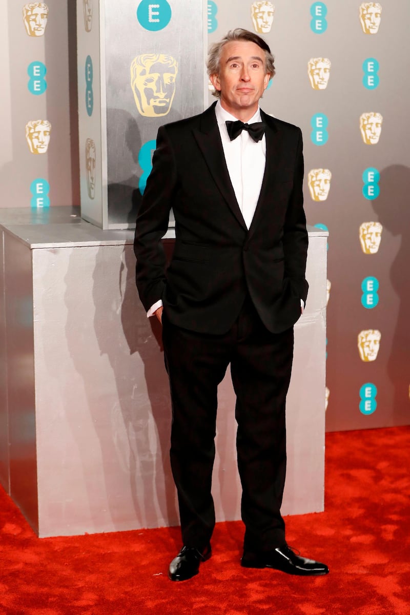 Steve Coogan at the 2019 Bafta Awards ceremony at the Royal Albert Hall in London, on February 10, 2019. AFP