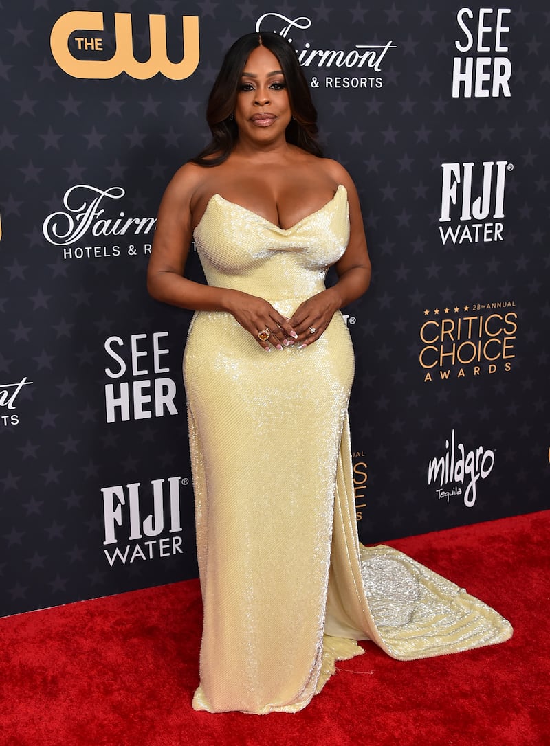 Niecy Nash-Betts in a Jason Wu gown. AP