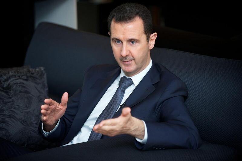 A demand for justice first ignited the Syrian revolution in Deraa in March 2011, with protesters calling for local security chiefs, including a cousin of Syrian President Bashar Al Assad, (pictured) to be held to account for torturing a group of schoolchildren. Sana via Reuters

