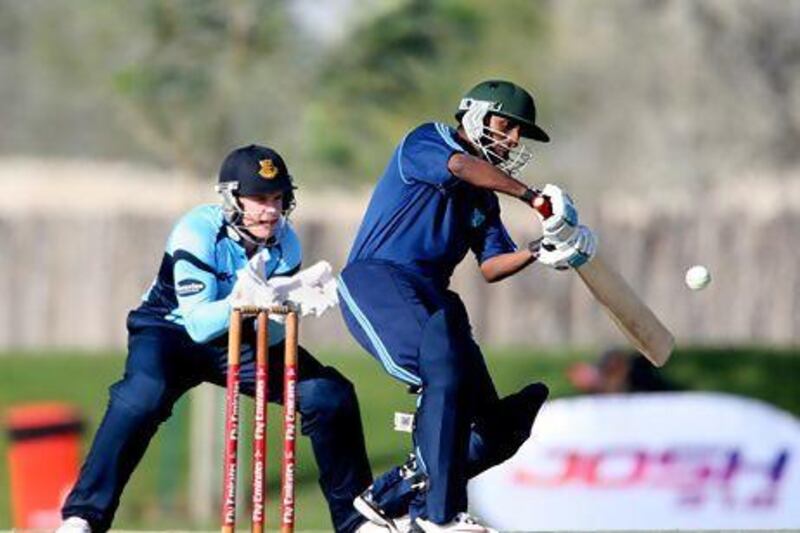 Set a daunting target of 173 by Sussex Sharks in the final, Fly Emirates batsmen tried to go for the shots and folded cheaply. Jaime Puebla / The National