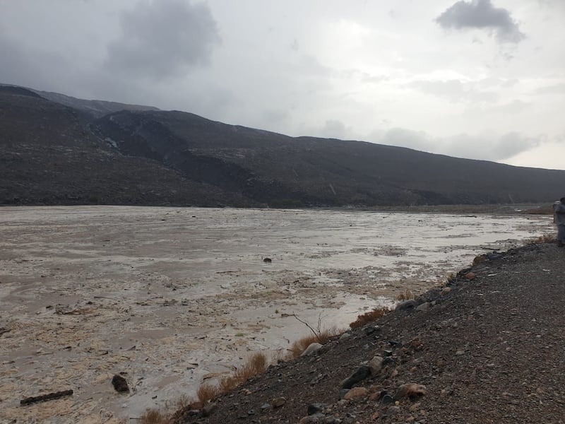 A severe weather warning was issued on Thursday, with a forecast for 30 millimetres to 80mm of rain in a 24 hour period. Photo: Oman News Agency