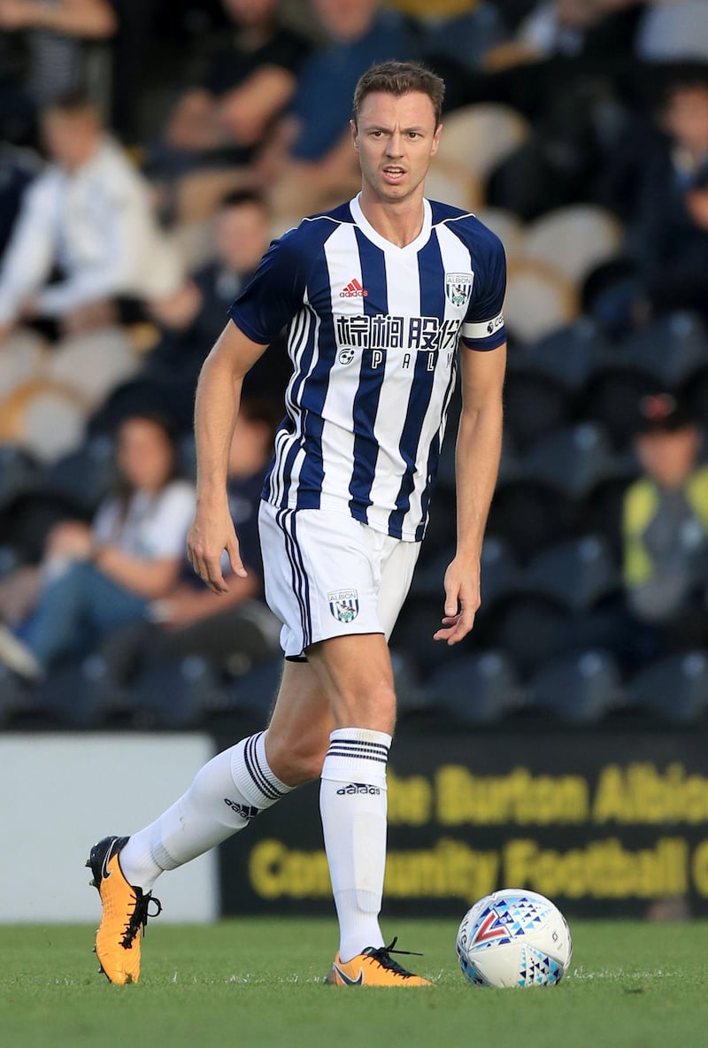 Both Manchester City and Leicester City have had bids for centre-back Jonny Evans rejected. Tim Goode / PA Wire