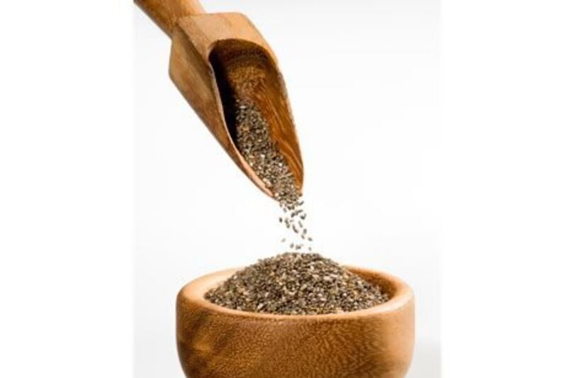 Chia seeds are packed with essential omega 3, fibre, vitamins, minerals, protein and antioxidants. istockphoto