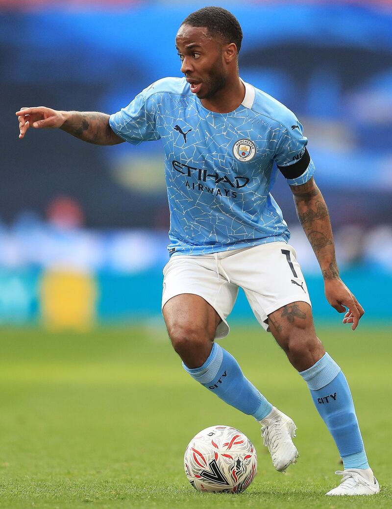 City attacker Raheem Sterling. Getty