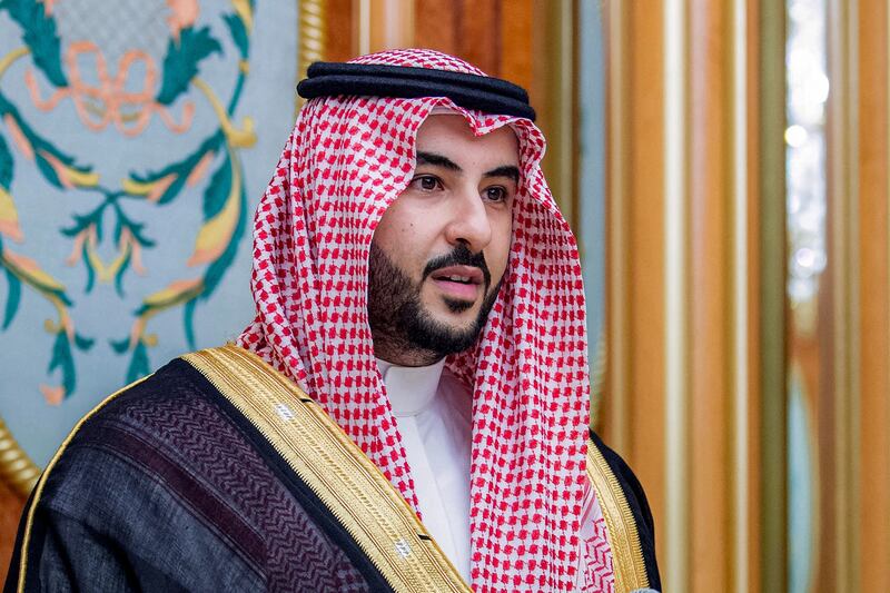 Saudi Arabia's Prince Khalid bin Salman has said economic reasons were behind the decision by Opec+ to cut oil production. AFP