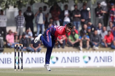 Nepal bowler Sandeep Lamichhane is absent from the World Cup after the ICC reduced the tournament to its 10 highest-ranked teams. Pawan Singh / The National