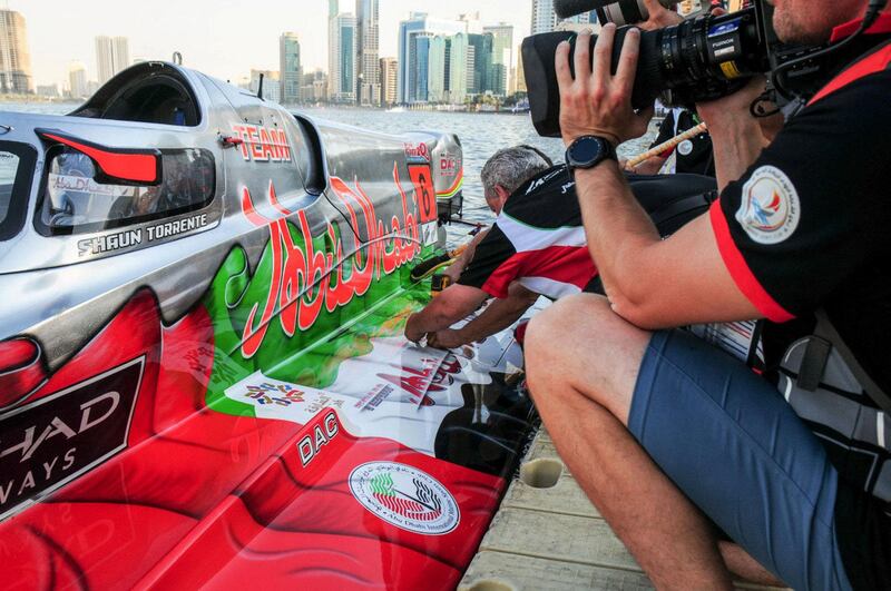 F1H2O Grand Prix of Sharjah, Sharjah, UAE 13th - 15th December, 2018. Photo: Arek Rejs, for editorial use only