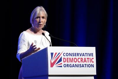 Nadine Dorries, who has announced she is stepping down as an MP with immediate effect, tweeting it had been an honour to serve her Mid Bedfordshire constituency. PA