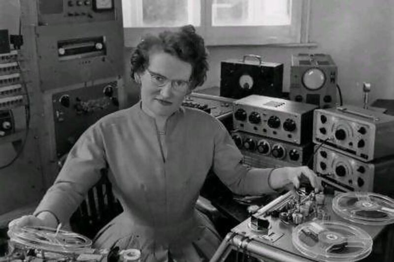 Daphne Oram. Photo Courtesy BBC Archives