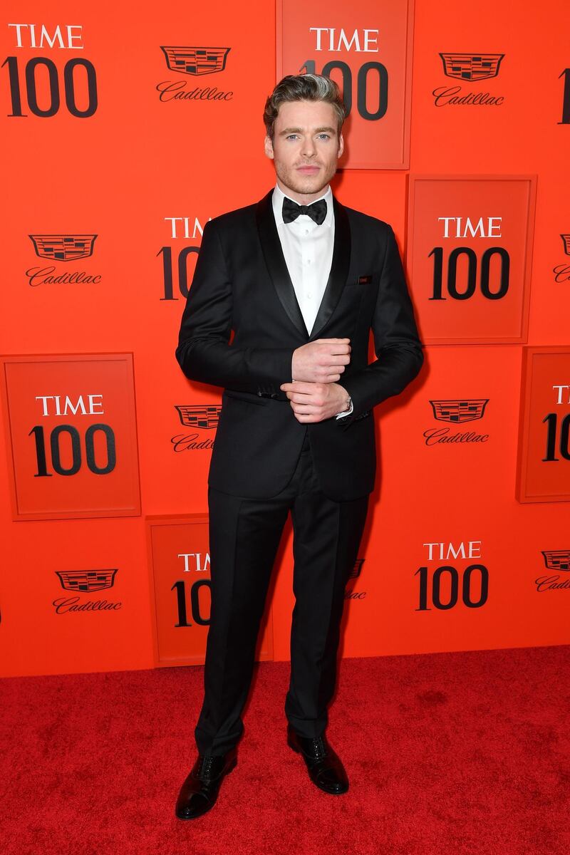 Richard Madden arrives on the red carpet for the Time 100 Gala at the Lincoln Center in New York on April 23, 2019. AFP