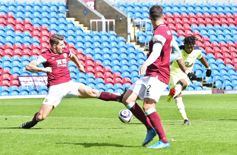 James Tarkowski - 5: Headed Burnley’s first good chance well over bar then gifted Newcastle corner with misjudged Cruyff turn. Lucky not to give away penalty with dangerous high kick to deny Longstaff header and was turned inside out by Saint-Maximin for Newcastle’s second goal. Cleared Almiron shot off line late on. Getty