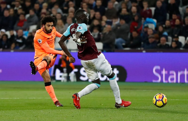 Striker: Mohamed Salah (Liverpool) – Took his tally to 12 goals already in his Liverpool career with a brace at the London Stadium. What a signing he has proved. Kirsty Wigglesworth / AP Photo