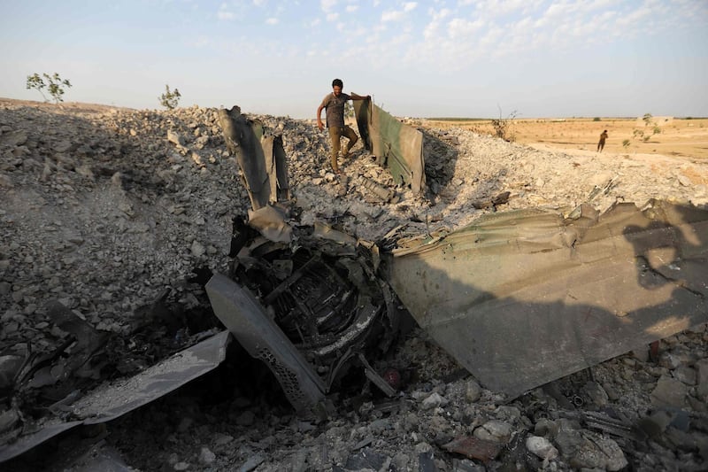 On Thursday, the state-run Syrian Arab News Agency confirmed the downing of the jet. AFP