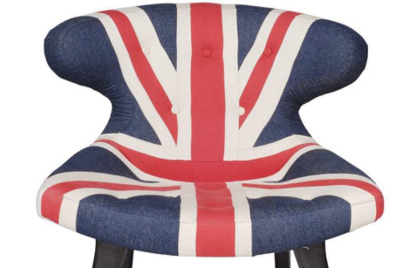Union Jack chair from the quirky designer Andrew Martin?