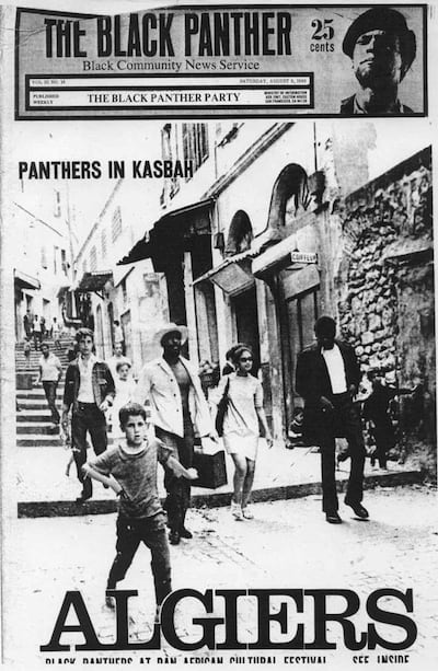 A 1969 issue of the 'Black Panther' magazine showed its members in their headquarters-in-exile in Algiers. Creative Commons