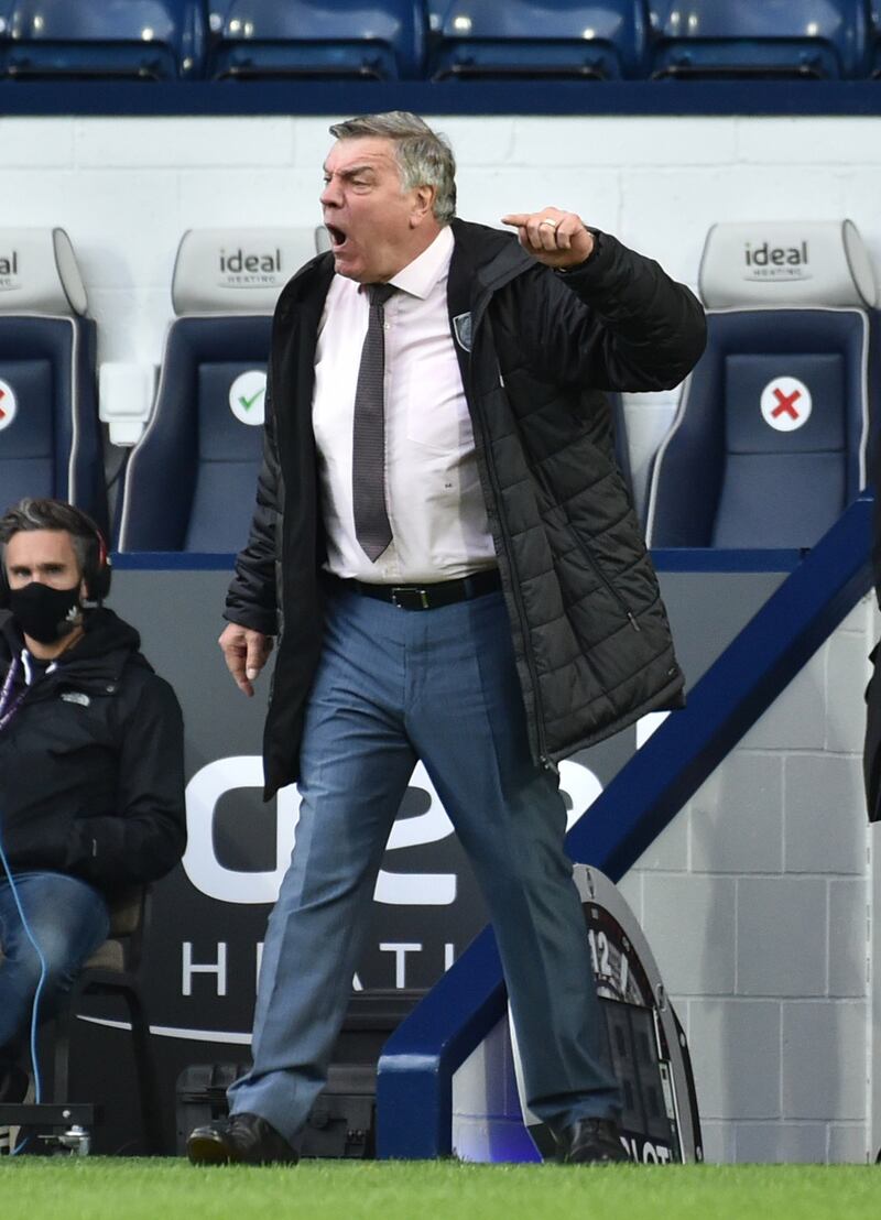 West Brom manager Sam Allardyce. Reuters