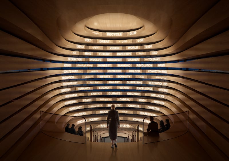 The Choral Space at the UK Pavilion at Expo 2020 Dubai will offer visitors 'a contemplative space'. Photo: Department for International Trade