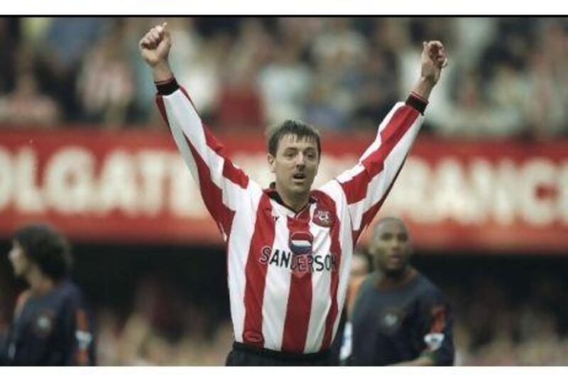 Matt Le Tissier played his entire career at Southampton, making 270 Premier League appearances and scoring 100 goals. Allsport