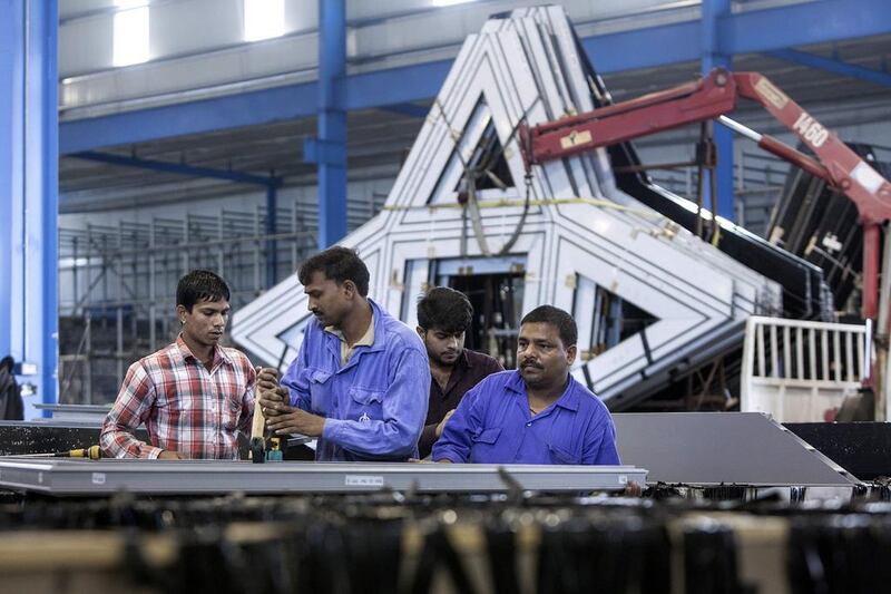 7. Preparing the stars for transport to the Louvre Abu Dhabi site.