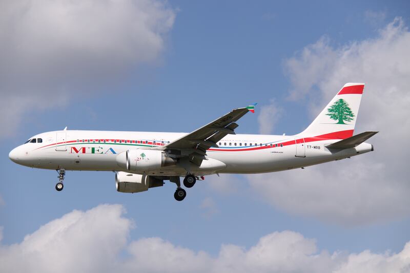 A plane from Middle East Airlines, the flag carrier of Lebanon. Courtesy flickr / aeroprints.com