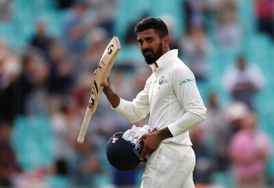 Cricket - England v India - Fifth Test - Kia Oval, London, Britain - September 11, 2018   India's KL Rahul acknowledges the applause of the crowd after being dismissed   Action Images via Reuters/Paul Childs